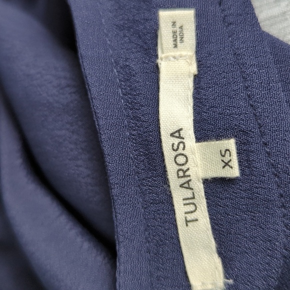 Tularosa Yvonne Wrap Dress Deep Indigo Size XS New With Tags - Picture 9 of 10